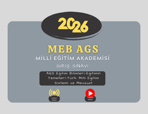 2026-AGS Eğitim Bilimleri-Eğitimin Temelleri-Türk Milli Eğitim Sistemi ve Mevzuat